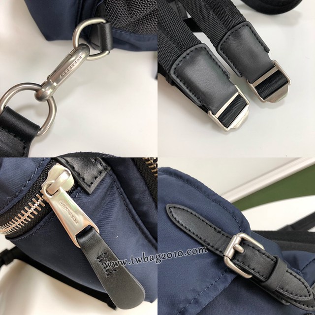 Burberry專門店新款小號軍旅背包 巴寶莉尼龍布女士雙肩背包 yxb1245